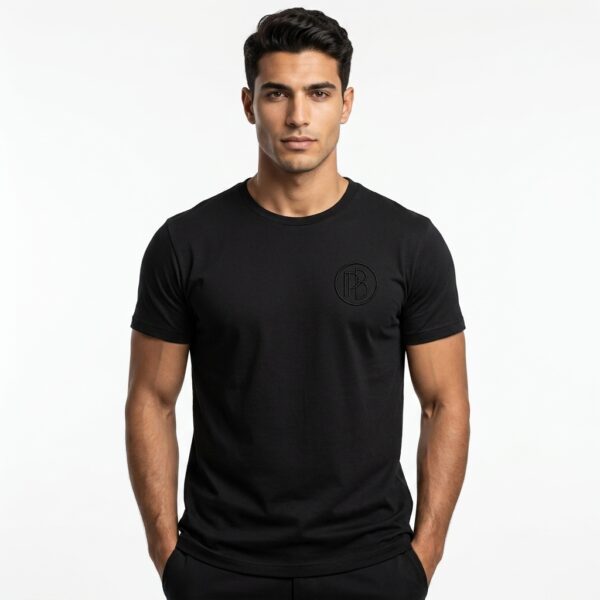 Home man wearing black t shirt 202607141501